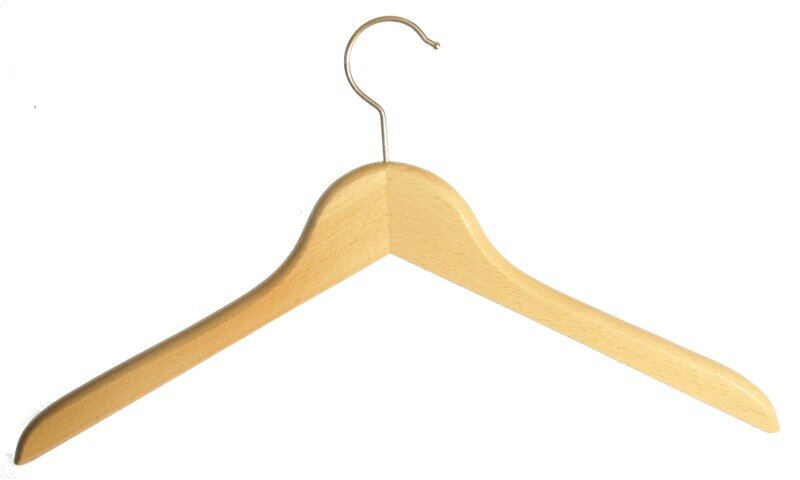 Kleiderbügel aus Holz, Deltabügel, starke Ausführung