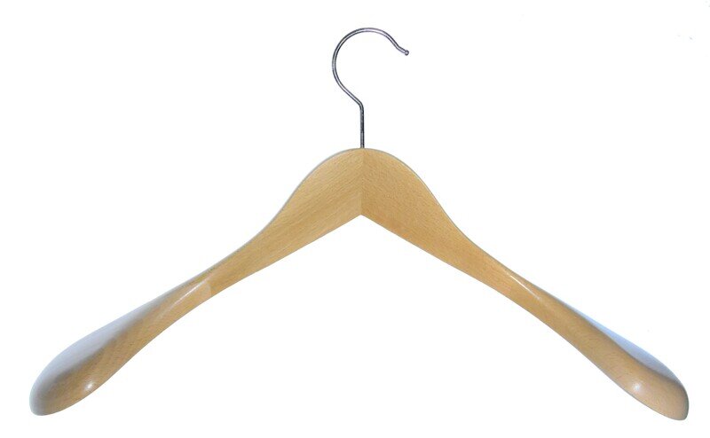 Kleiderbügel aus Holz,  Mantelbügel 44 cm länge2