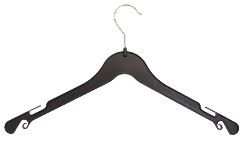 Kleiderbügel aus Kunststoff, Damenbügel 43 cm