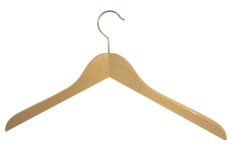 Kleiderbügel aus Holz, Deltabügel  39 cm