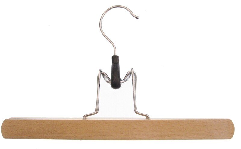 Kleiderbügel aus Holz, Hosenspanner