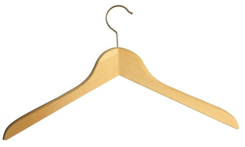 Kleiderbügel aus Holz, Zirbenkleiderbügel