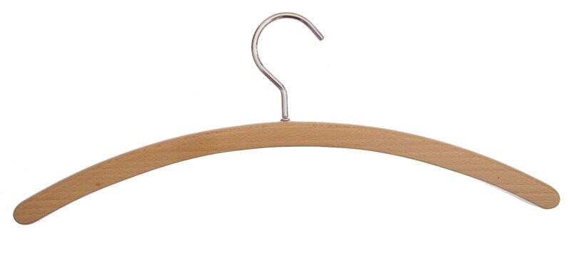 Kleiderbügel aus Holz, Designerbügel "eckig"
