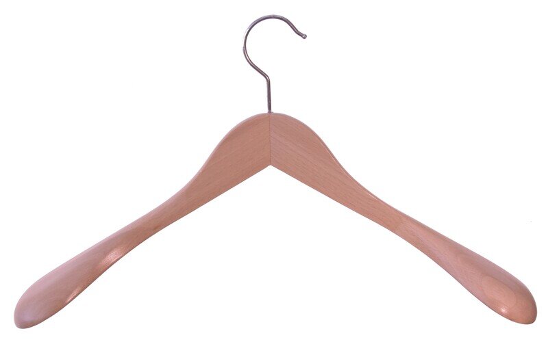 Kleiderbügel aus Holz,  Mantelbügel 44 cm länge1