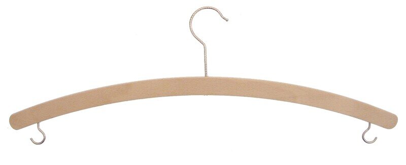 Kleiderbügel aus Holz, Einfachbügel mit Rockhakerl