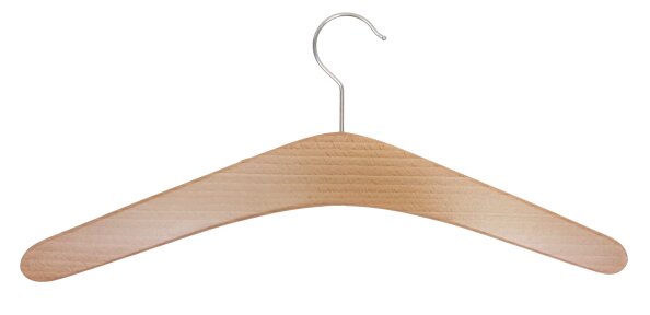 Garderobenbügel aus Buchenholz 41,5 cm